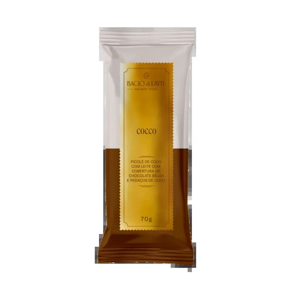 Picole sabor coco bacio di late 70g