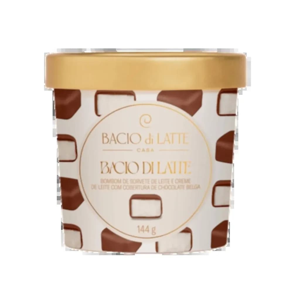 Bombom de sorvete bacio di latte 144g