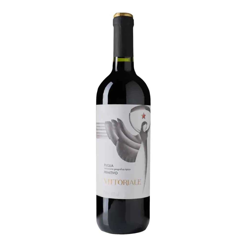 Vinho tinto italiano vittoriale primitivo garrafa 750ml