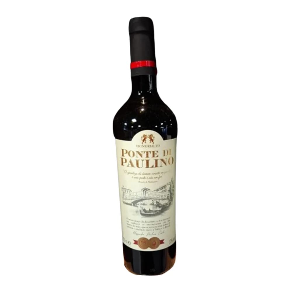 Vinho tinto italiano ponte di paulino 750ml