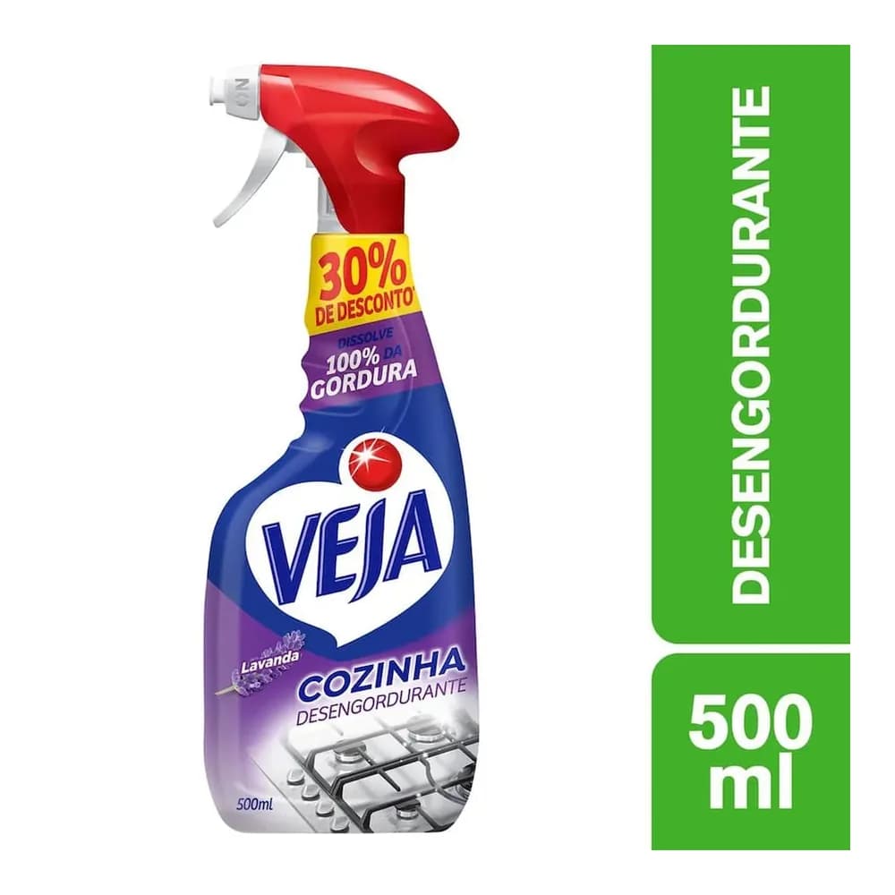 Limpador cozinha cozinha lavanda trigger promo veja 500ml