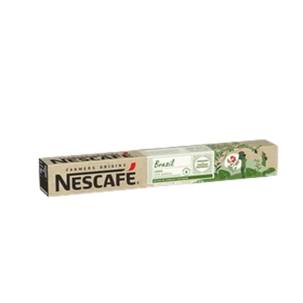 Cafe em capsulas torrado e moido lungo brasil farmers origins nescafe 44g