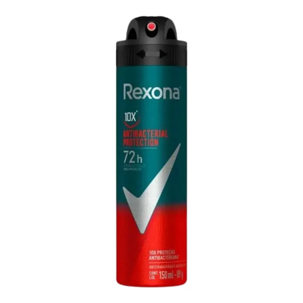 Desodorante masculino antibacterial rexona 150ml