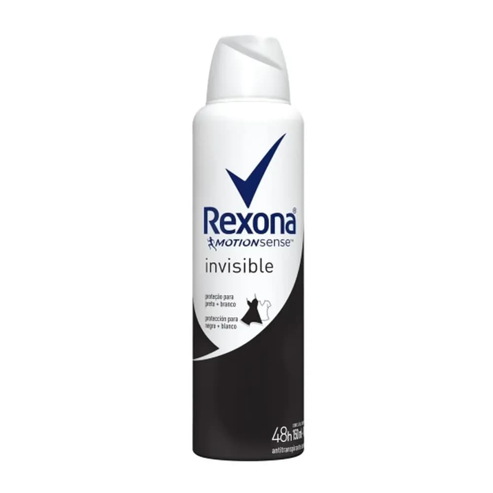 Desodorante feminino invisible rexona 150ml
