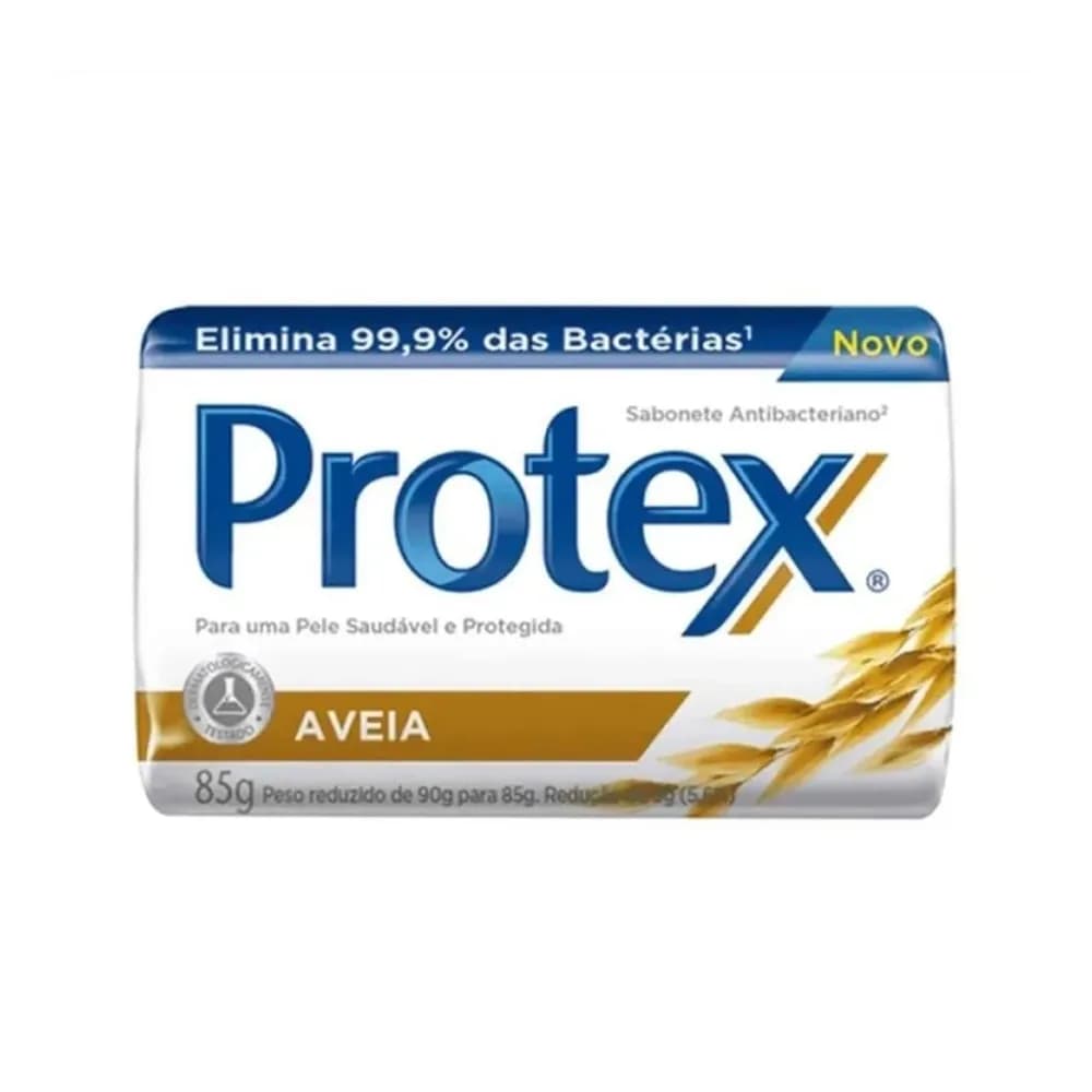 Sabonete antibacteriano em barra aveia protex 85g