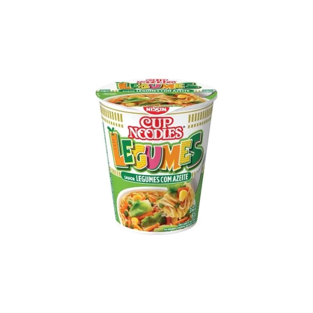 Macarrao instantaneo legumes com azeite cup noodles 67g