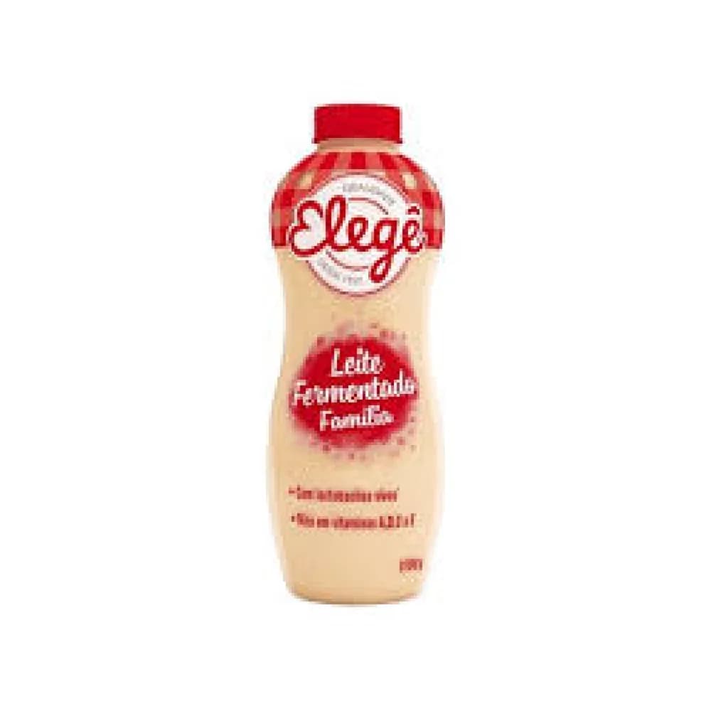 Leite fermentado desnatado tamanho familia elege 1150g
