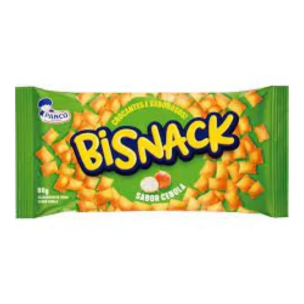 Salgadinho panco bisnack cebola pacote 80g