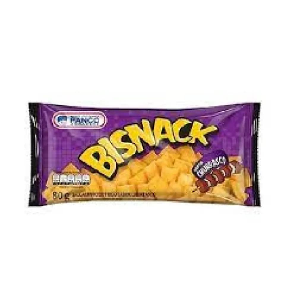 Salgadinho panco bisnack churrasco pacote 80g