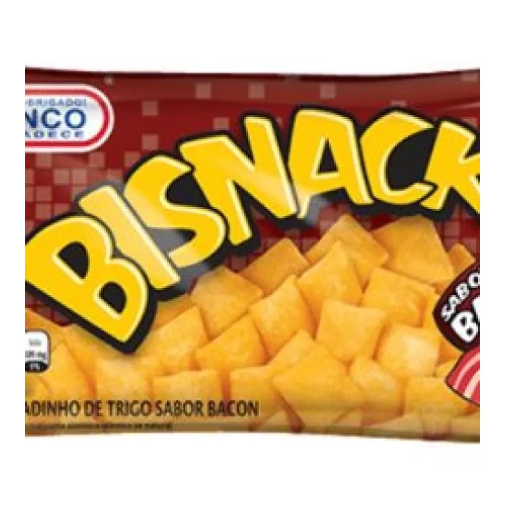 Salgadinhos panco bacon embalagem 80g