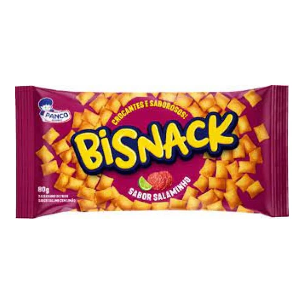Salgadinho bisnack salaminho panco 80g