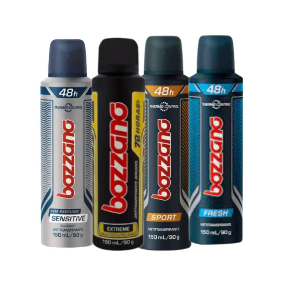Desodorante aerosol bozzano power protection carvao ativado 150ml