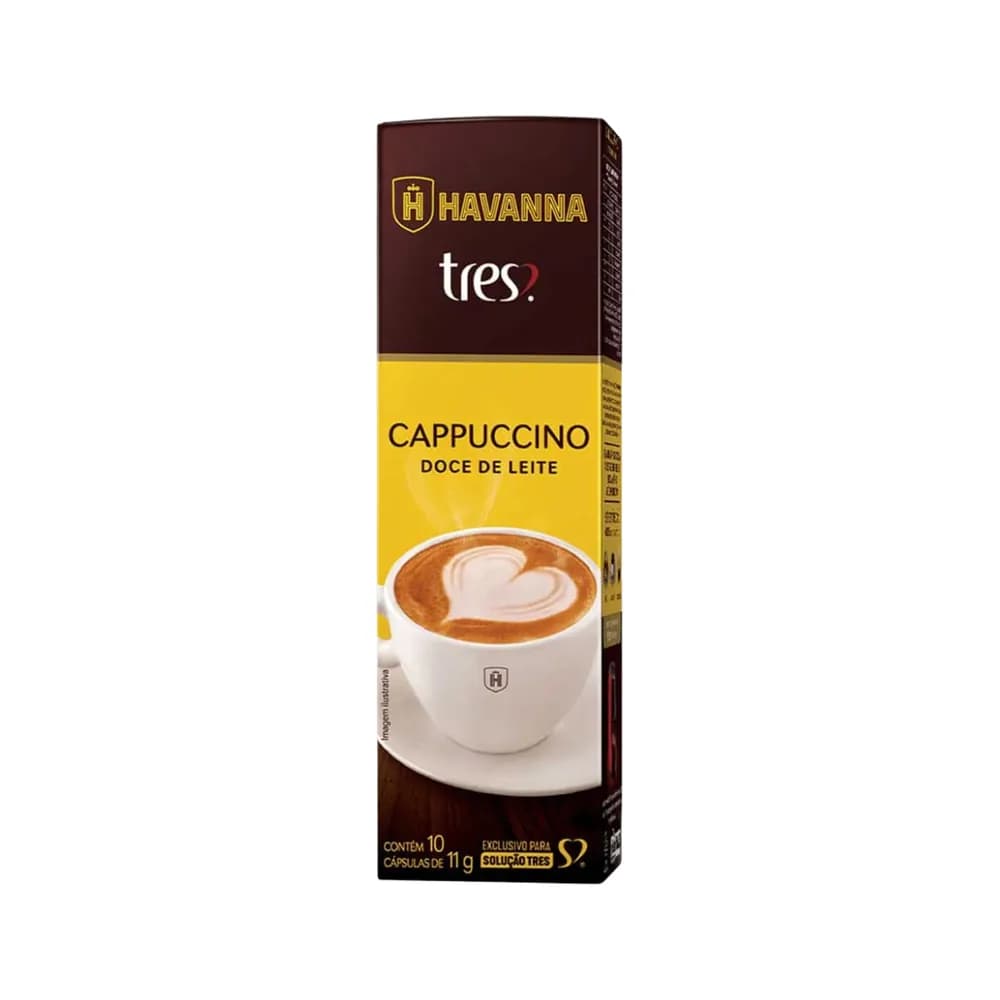 Capsula de cappuccino doce de leite 3 coracoes com 10un