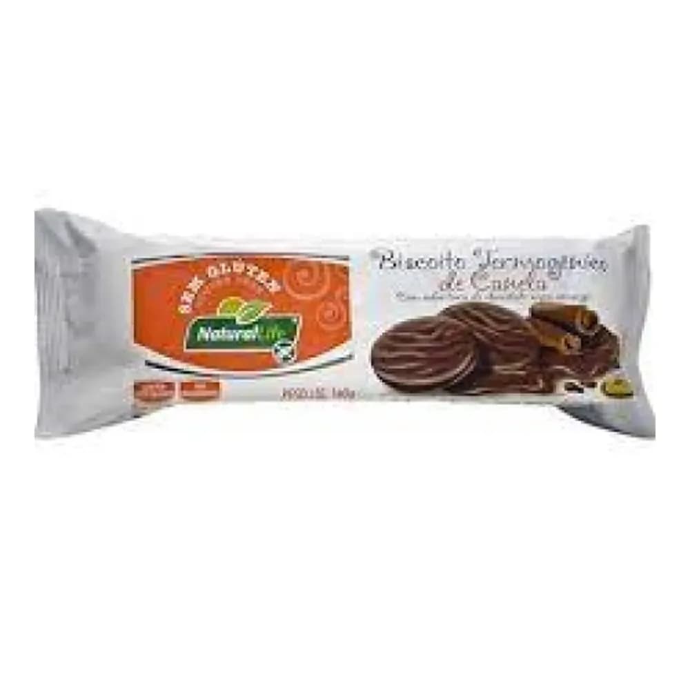 Biscoito termogenico de canela natural life 140g