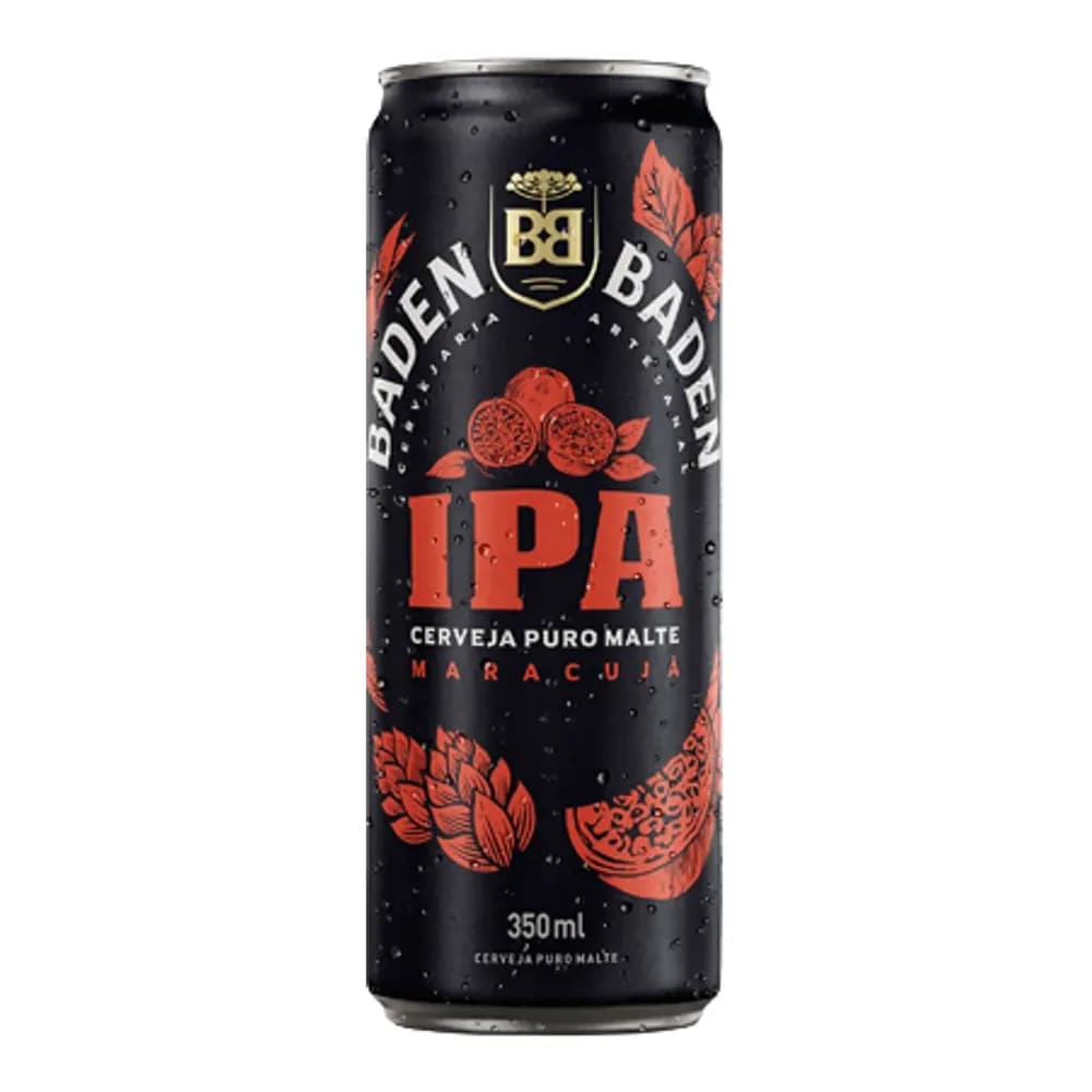 Cerveja ipa puro malte de maracuja baden baden 350ml